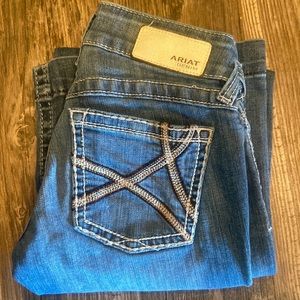 Trouser jeans by Arait size 25R. Practically new!! Worn once.